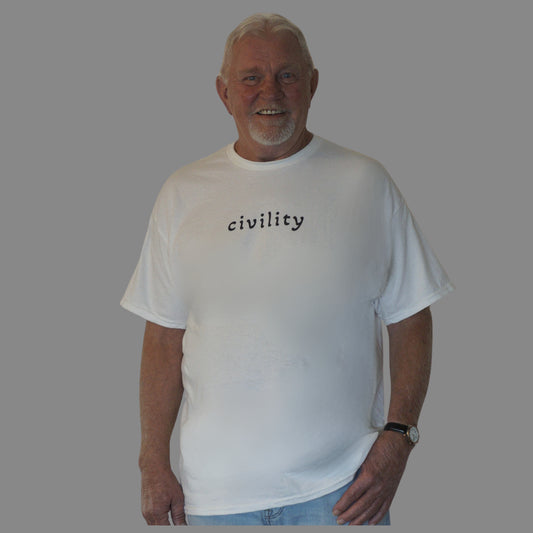 Civility | Unisex Classic Tee (White) | Civic Roots