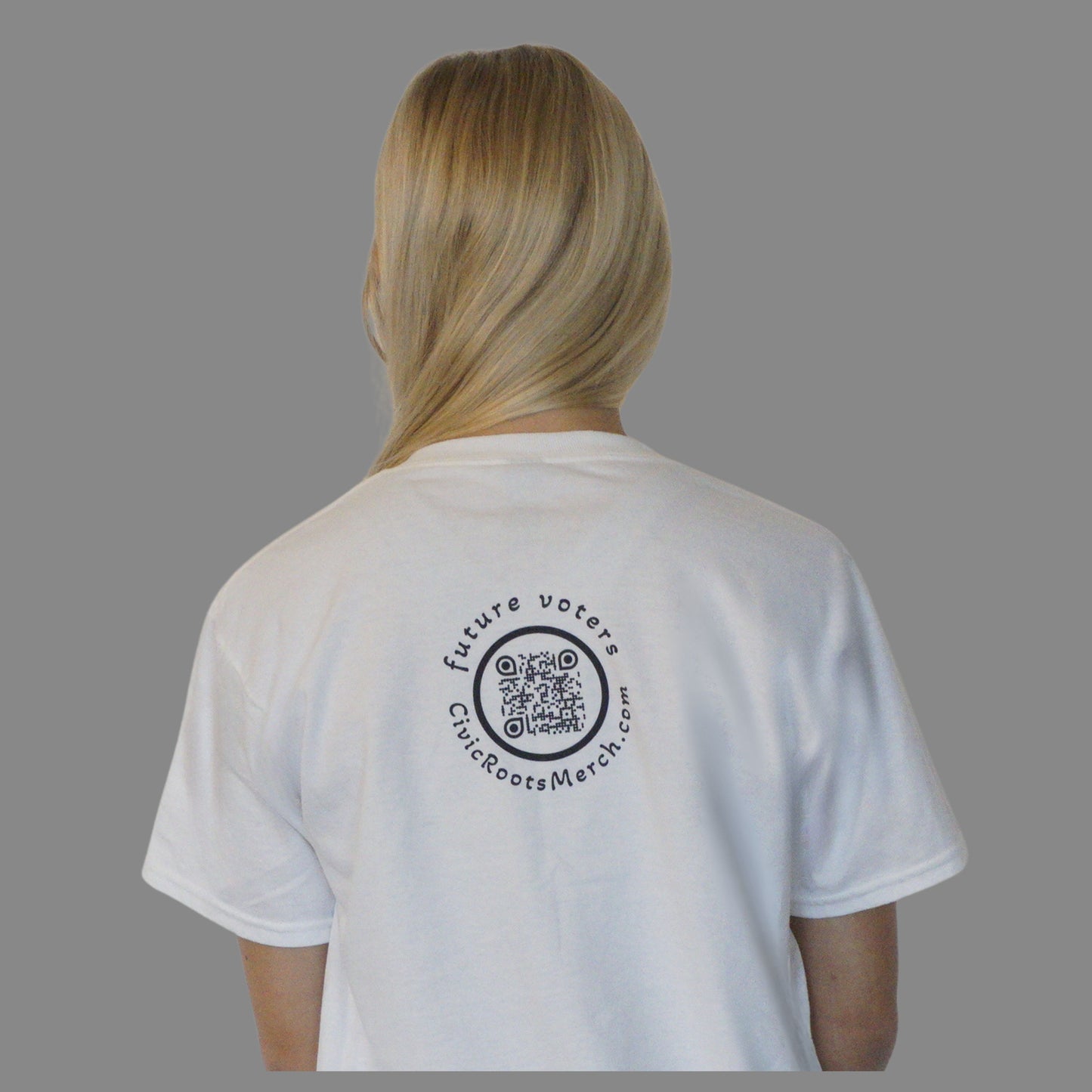 Educate to Participate | Future Voters Unisex Classic Tee (White) | Civic Roots